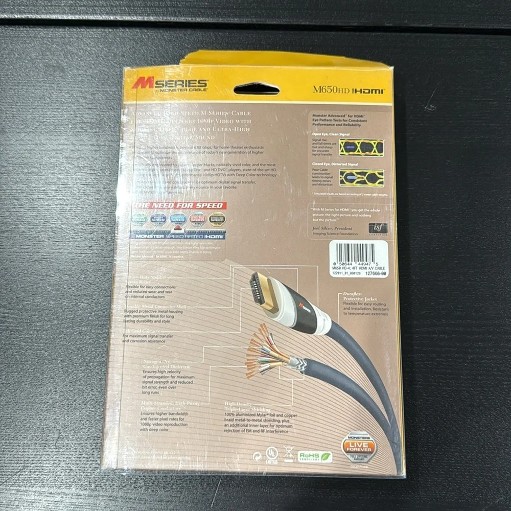 Monster M-Series M650HD Advanced High Speed HDMI Cable
